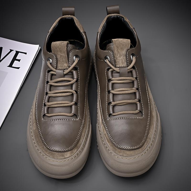 Fashion Genuine Leather Men's Shoes Antiskid Casual Shoes Fashion Men Oxford Shoes Outdoor Sports Sneakers Classic Male Vulcanize Shoes