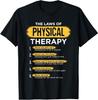 Camiseta Unissex Engraçada de Presente para Fisioterapia PT Mês do Terapeuta