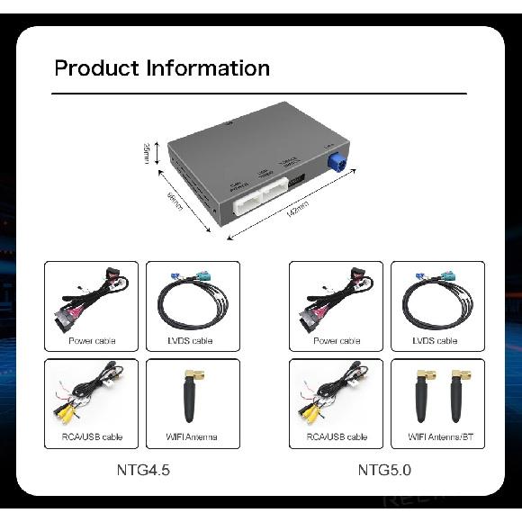Wireless CarPlay Android Auto For Benz E-Class W212 E300 E350 Coupe NTG4.5 5.0 2012-2016 Interface Upgrade Decoder Box MuItimed