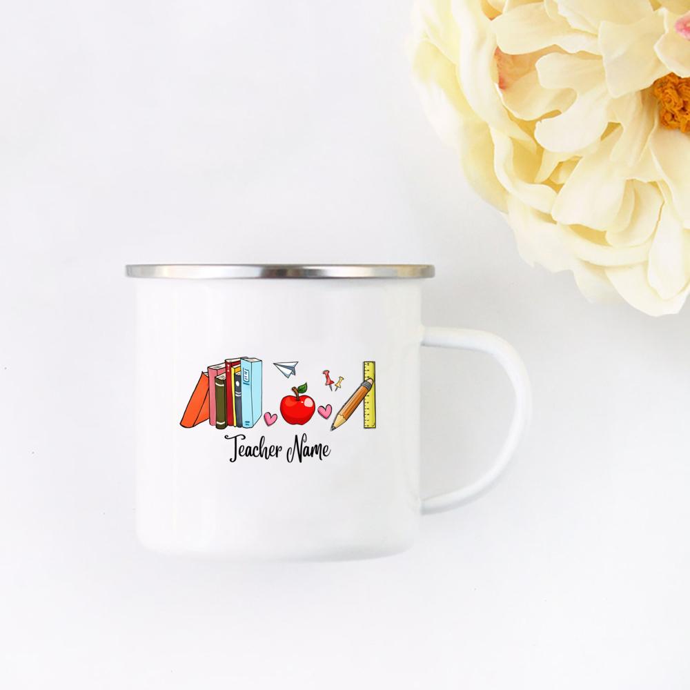 Personalised Teacher Mug with Name Thank You for Helping Me Grow Gift Nursery Primary Teacher Appreciation Gifts Coffee Mug