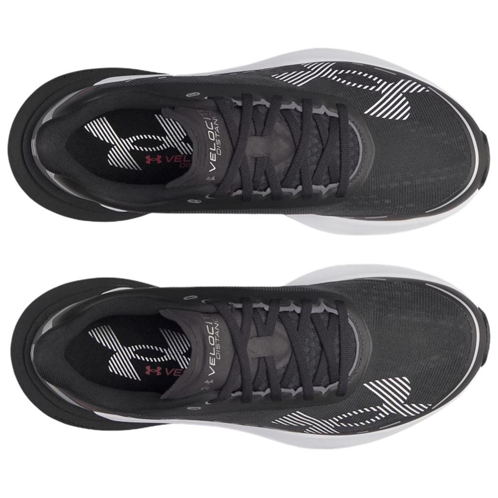 Under Armour Velociti Distance Comfortable Fitting Breathable Running Shoes Men Sneaker Black White 6006030-002