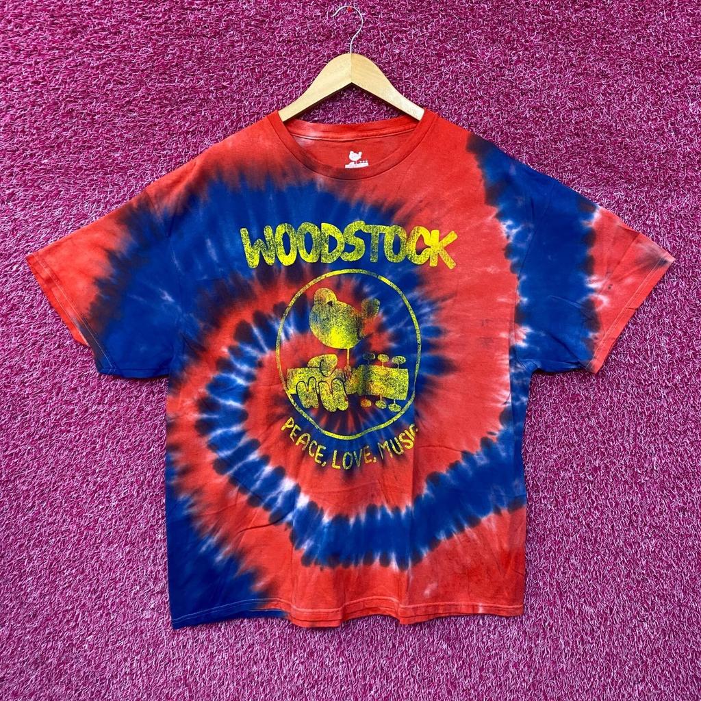 Camiseta tie dye Festival de la Paz de Woodstock
