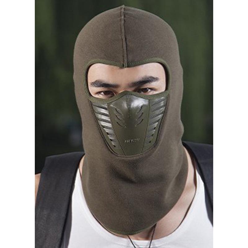 Warm Hat Motorcycle Windproof Face Mask Hat Neck Helmet Beanies Sports Thermal Fleece Balaclava Hat