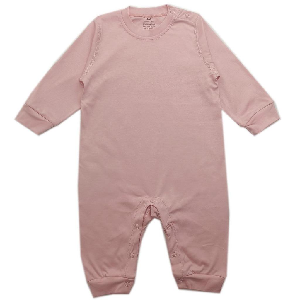 Pure Cotton Long Romper for Baby Boys & Girls, Floral Cartoon Jumpsuit, Long Sleeve Bodysuit