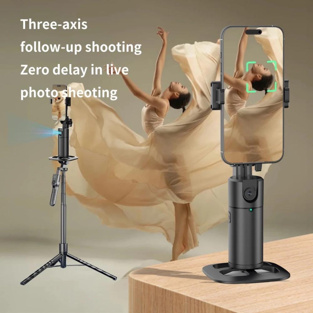 Face Tracking Shooting Stabilizer Intelligent Live Broadcast Stand Gimbal Stabilizer  Travel