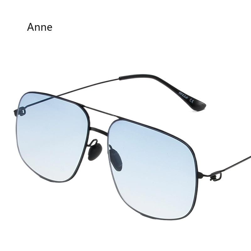 Luxury Designer Oversized Pilot Sunglasses Women For Men Vintage Popular Sun Glasses Punk Outdoor Metal Eyeglasses UV400