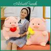 Peluche Tulipe Cochon avec Peluche Courte Douce pour Cadeau Filles et Oreiller de Sommeil