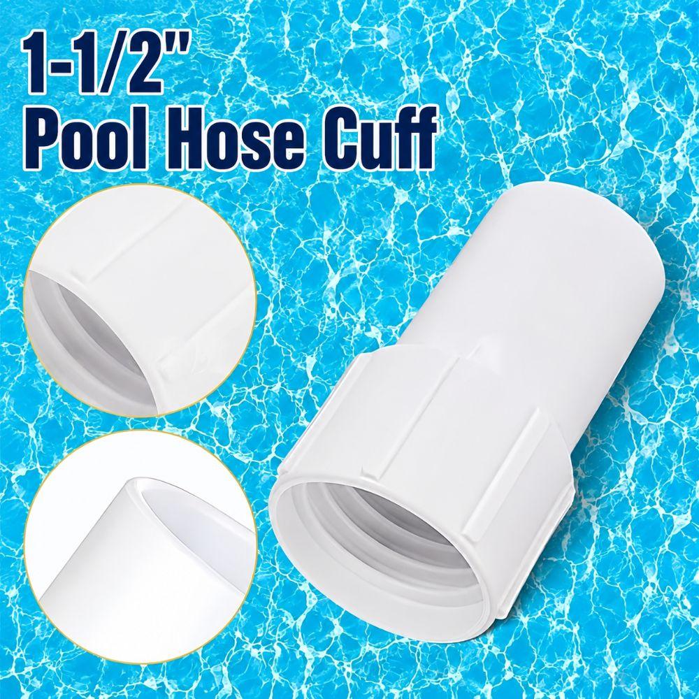 Plastic Hose Connector Coupling White Swimming Pool Accessories Durable Pool Vacuum Connector