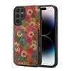 Flower Leather Phone Case for Samsung Galaxy S26 Ultra S25 Edge S24 Plus S23 Fe S22 S21 S20 Invisible Card Holder Design Cover