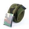1 Pcs Cotton Canvas Buckle Belt Brand New Graffiti Camouflage Men Boys Unisex Solid Color Webbing