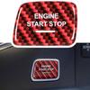 Carbon Fiber Keyless Engine Start/Stop Push Button Cover Trim for Chevrolet Corvette C7 Z06 Z51 ZR1 Stingray Grand Sport 2014 2015 2016 2017 2018