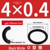Durable Nitrile Rubber O-Ring, Wire Diameters 0.4-0.8mm, Waterproof & Wear-resistant Sealing Ring
