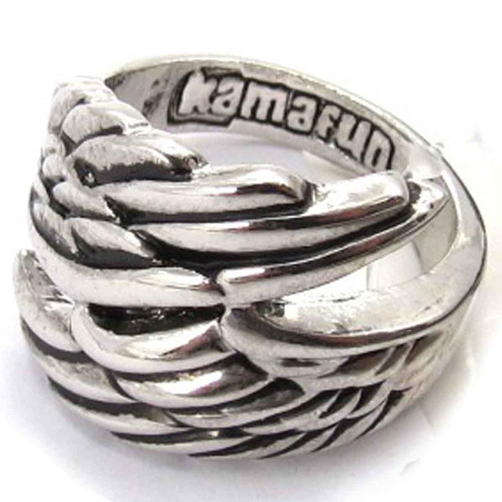 Inel de argint „Aripi de înger”.