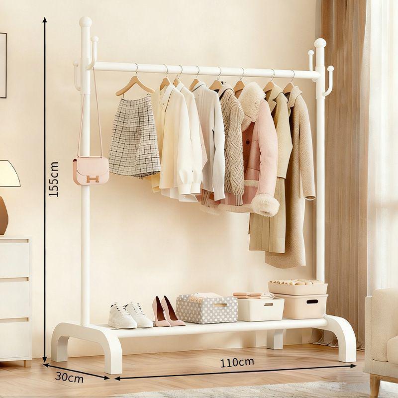 Multifunctional Floor-Standing Coat Rack and Clothes Dryer for Indoor Storage