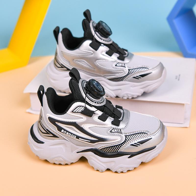 

Children s shoes, new autumn and winter models, boys sports shoes, fleece-lined, warm, soft-soled, lightweight running shoes 39Inner Length24.4cm