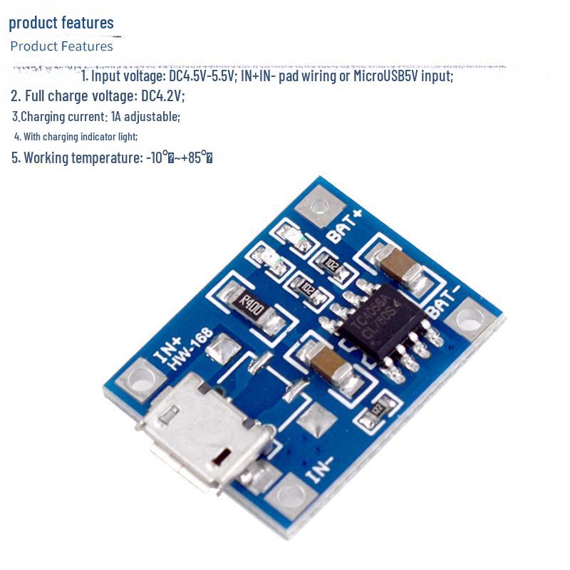 TP4056 Modul încărcător baterie litiu 1A cu port Mini/TYPE-C
