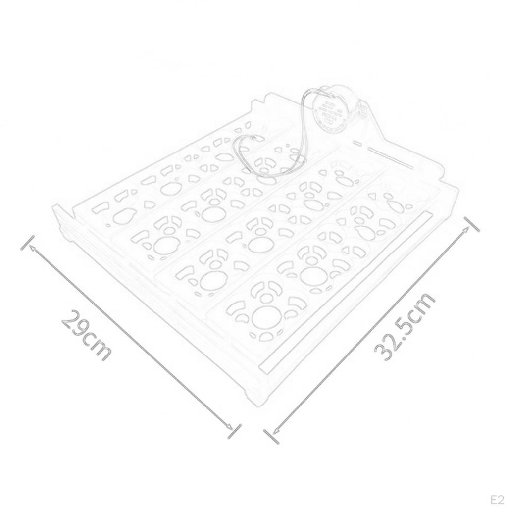 Advanced Egg Incubator Tray with Automatic Rotation Feature