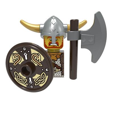 Orcos medievales, enanos, soldados caníbales, figuras vikingas, caballeros, accesorios, cuchillos, espadas, armas, juguetes para niños, regalos