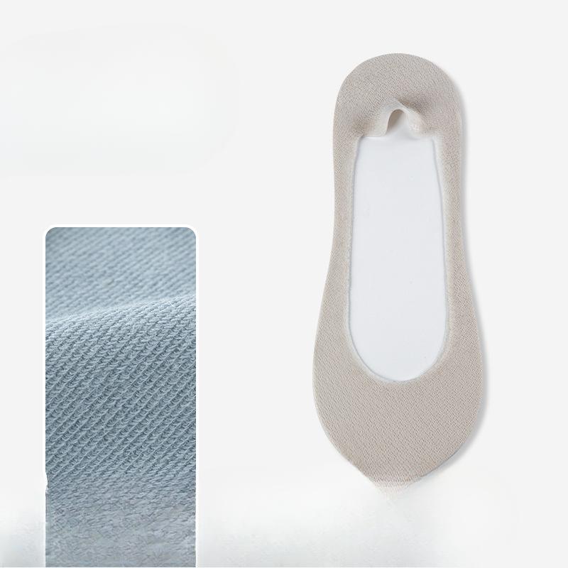 Women Summer Ultra Thin Non Slip Non Fall with Shallow Mouth Invisible Breathable Ice Silk Boat Socks