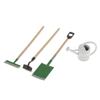3 Stücke DIY Puppenhaus Mini Schaufel Rechen 1:12 Puppenhauspuppen-Bauernhof-Sets Bauernhofwerkzeuge