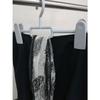 Shinkohanger Monochrome Skirt Hanger with Big Clip, Swivel Hook, Connecting Hook, Scarf Hanger, White, 34 x 17.3 x 3 cm