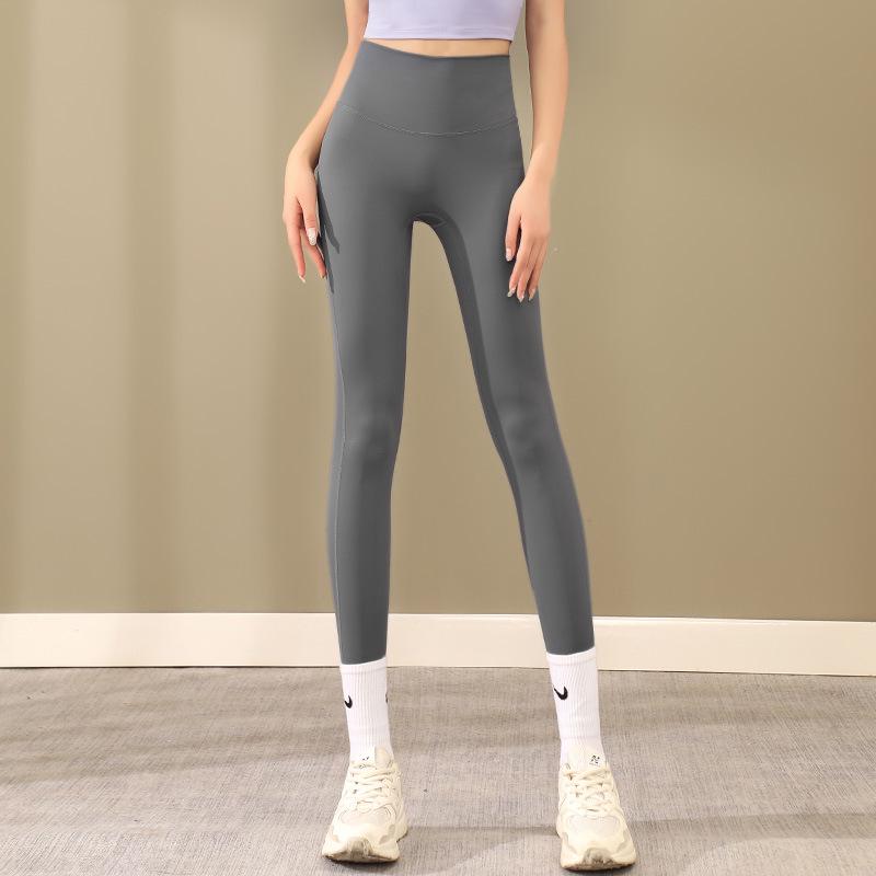 Damen High-Waist Yogahose - Po-Lifting, Schnelltrocknend, Atmungsaktive Fitnessbekleidung für Frühling/Sommer. Perfekt für Training, Laufen und Sport.