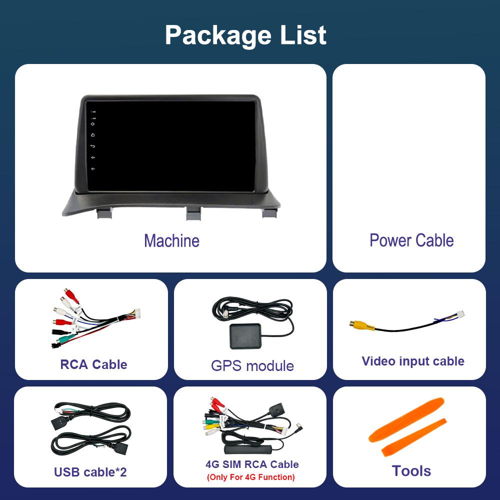 For Mitsubishi Delica 4 1994 - 2007 Car Android 14 Intelligent System DSP Stereo 4G Navi GPS WiFi IPS Touch Screen Bluetooth