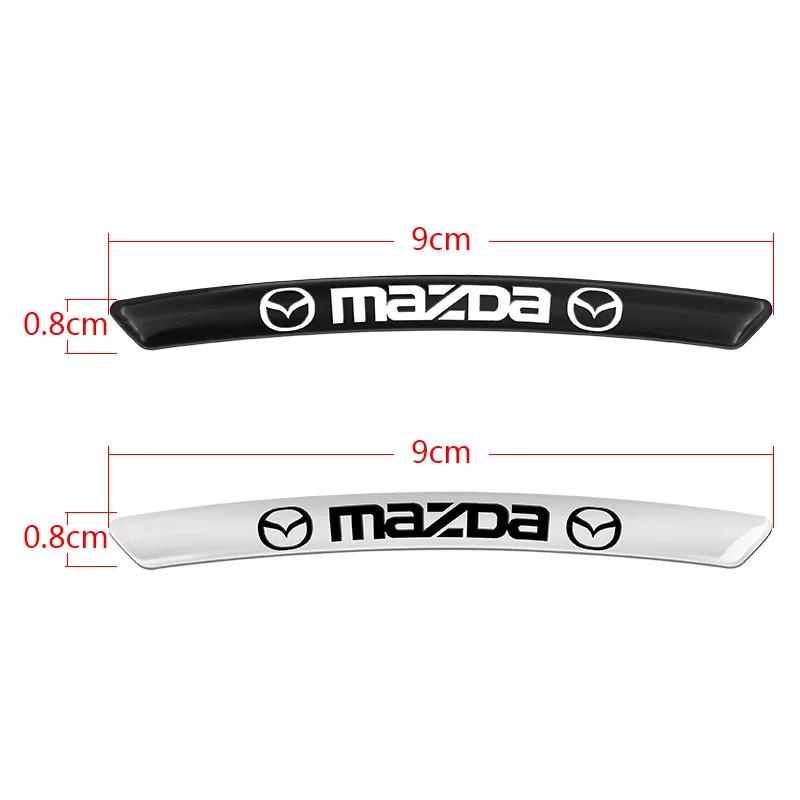 4pcs Car Decal Wheels Tire Rims Racing Sticker For Mazda CX 3 5 7 2 4 6 CX-8 CX-5 CX-9 CX-4 CX-3 CX-7 GH Flair Wagon BT-50 Carol FF12