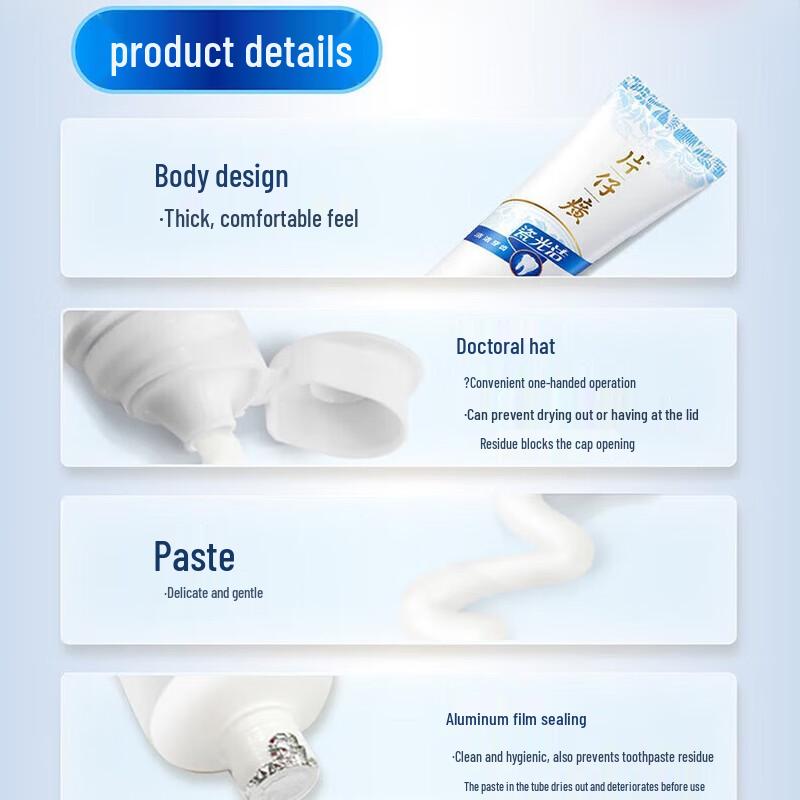 Pien Tze Huang Porzellan Helle Zahnpasta