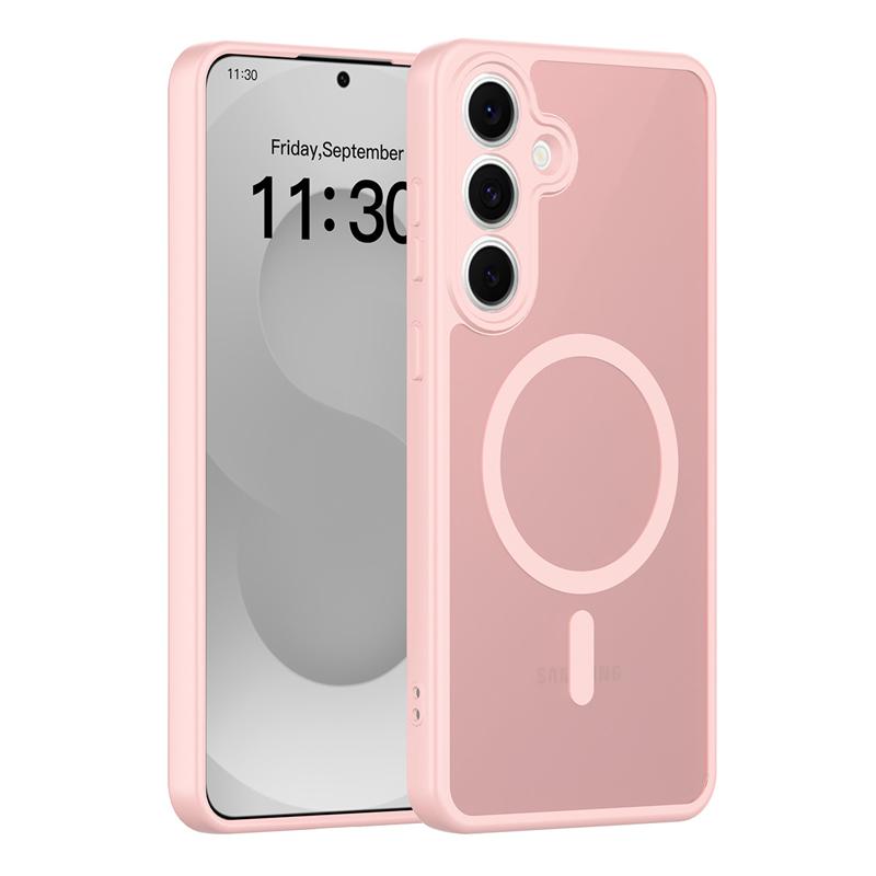 Für Samsung Galaxy S25 FE Hülle Mattes PC+TPU Anti-Fingerabdrücke Glatte Haptik Durchscheinende Abdeckung für Galaxy S25