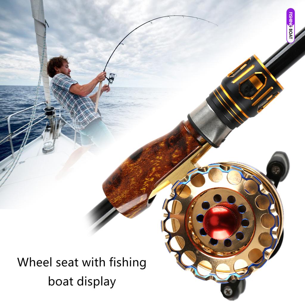 Spinning Reel Seat Body Kit 11.5mm Aluminum Rod Refit Component Repair Accessories Spinning Rod Reel Seat Handle Grip