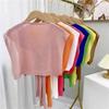 Thin Air Conditioning Scarf Lightweight Knit Cape Korean Style Fake Collar Neck Guard  Women Girls