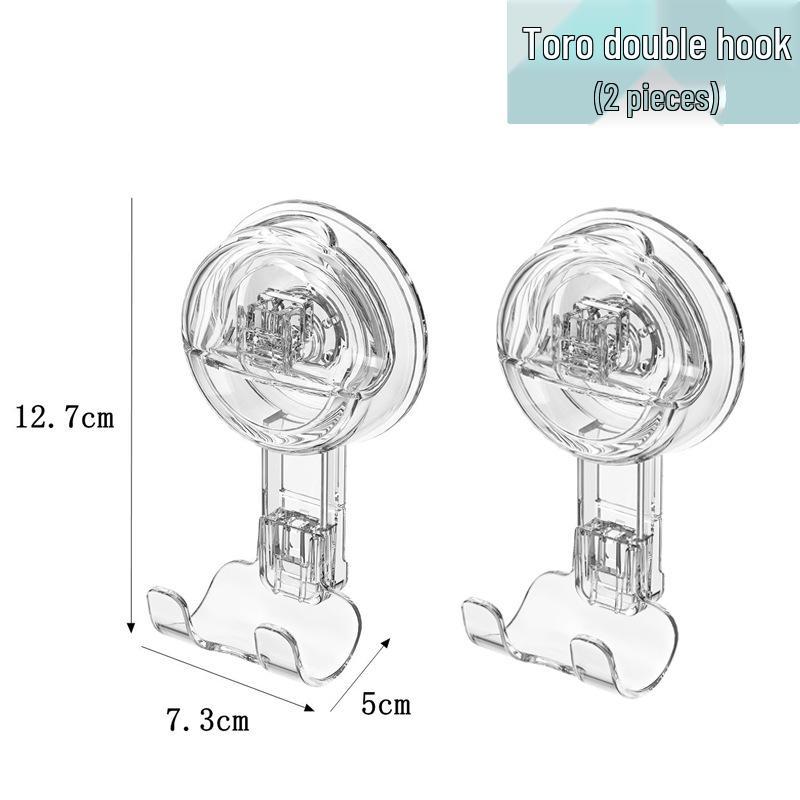 Vakuový samolepicí přísavný háček - Bez vrtání, Beze stop, Silná přilnavost pro stěny koupelny a kuchyně