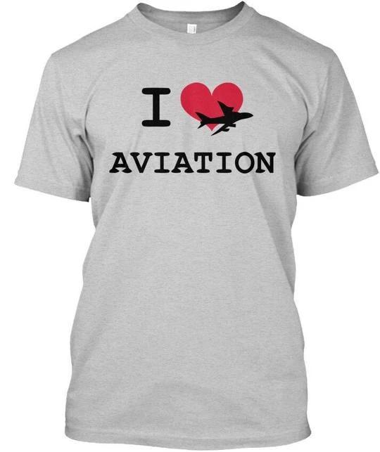 Футболка  Я люблю авиацию  Сделано в США Размеры от S до 5XL L