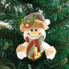 Christmas Bell Pendant Christmas Doll Cartoon Metal Round Bell Pendant Christmas Tree Decoration