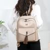 Tassel Large Capacity Outdoor Female Backpack Student Schoolbag