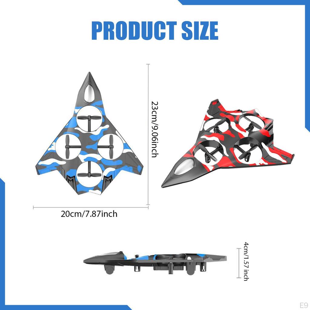 Remote Control Airplane Fighter Jet Model Fixed Wing Aircraft 360° Flip Gifts RC Plane Outdoor