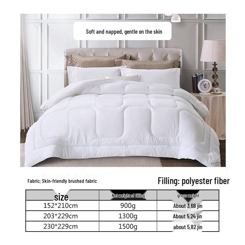 FUANNA Brushed Four Seasons Fiber Quilt