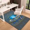 Ever-ton Football Club Crest Printed Area Rug for Office, Chair Rug, Decorative Carpet Floor Mat, Large Size Fan gifts Christmas gifts