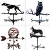 Retro Farm Scene Garden Stake Weathervane Professional Measuring Tools Patio