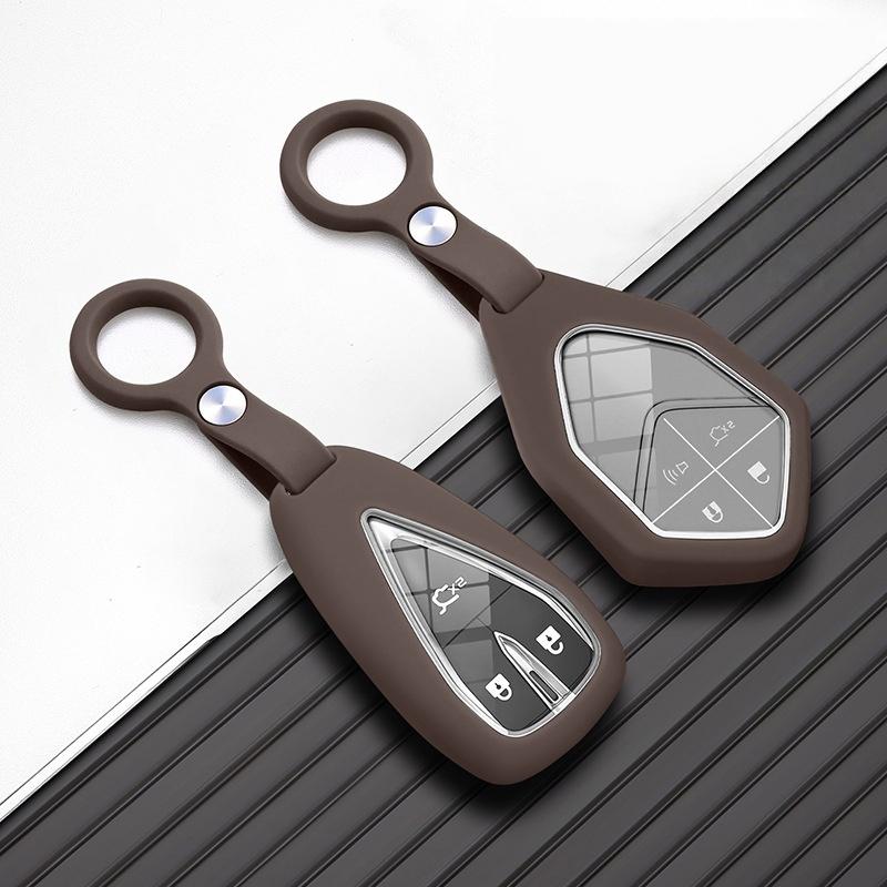1Pcs Soft Silicone Key Case For S7 Sl03 S07 S05 S09 G318 Key Case Cover Fob Car Key Caps