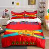 Red Arsenal The Gunners Set Bedding Set (1 Duvet Cover, 2 Pillowcases, Duvet Not Included)
