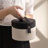 Luxury Handheld Makeup Bag with Mirror Jewelry and Miscellaneous Storage Bucket Portable High end Cosmetics Storage Box