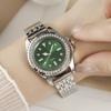 Pinduoduo Elegant Rhinestone Women's Alloy Watch with Steel Band