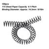 Spiral Binding Wire Wide Application 4:1 Pitch 115 Sheet Paper Capacity Binding Spiral PVC for University Presentations