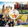 1/2PCS 6-Slot Foldable Drink Caddy Rotatable Cup Organizer Holder Lightweight Sturdy Plastic Beverage Holder Party Accessory