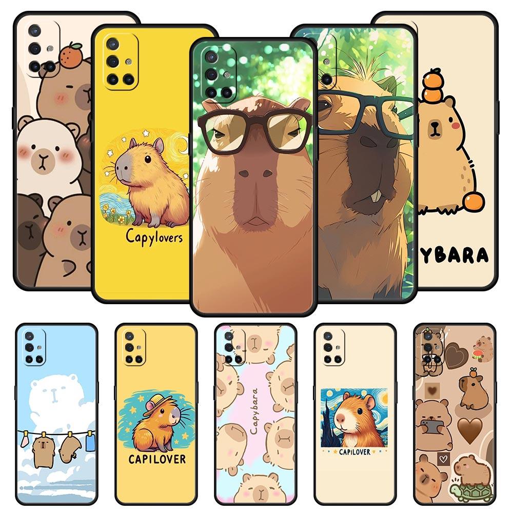 Anime Capybara Porpoise Phone Case For OnePlus 13 12 11 10 9 8 7T Pro 13R 12R 10R 9RT 8T Nord N200 N30 2T CE 2 3 5G Lite Cover