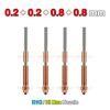 For Creality K1 Max K1C K2 SE Ender-3 V3 Quick-Swap Nozzle 0.2/0.4/0.6/0.8mm Hardened Steel Nozzle Upgraded High-Speed Printing