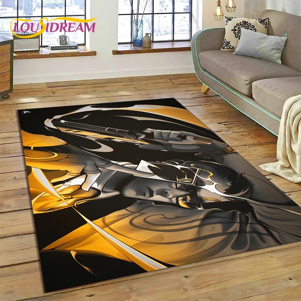 3D Nejnovější Kreslený Herní Koberec VALORANT pro Dekoraci Obývacího Pokoje Ložnice, Podlahová Rohožka Protiskluzová Dekorace pro Pohovku Rohožka Dárek Dítě
