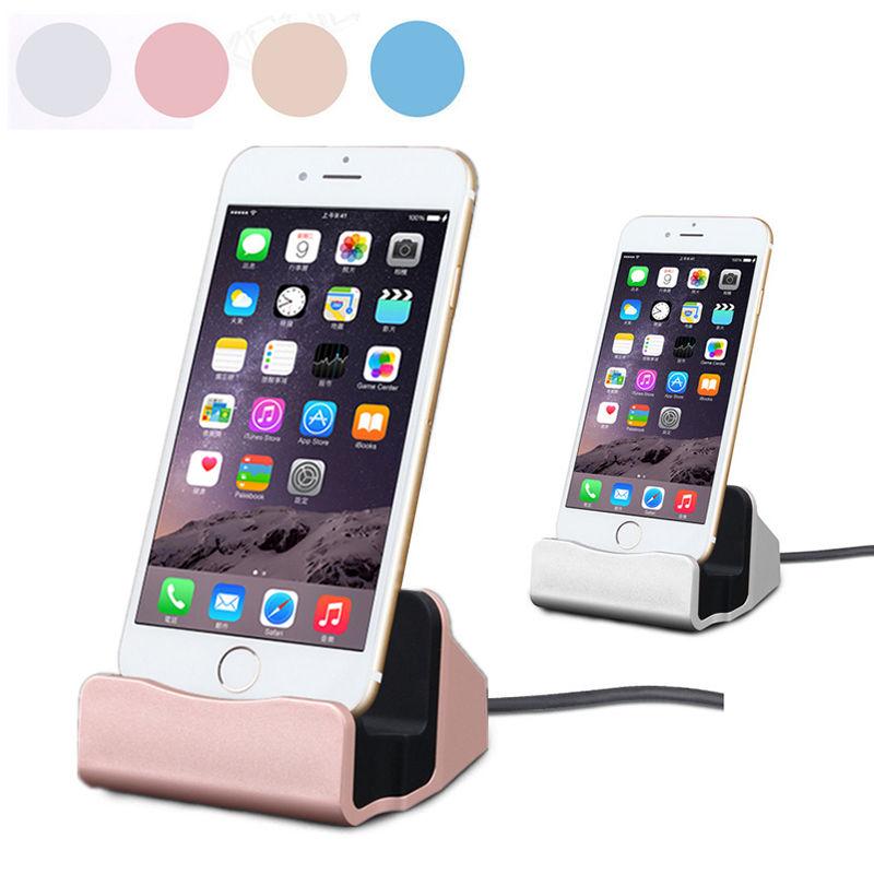 Desk Charger Charge and Sync Stand for IPhone 7 6s plus 6s 6 6plus 5s 5 Desktop Iphone Charger